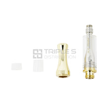 Authentic AC1003 Gold/Silver Metal Tip Cartridge with Ceramic Coil - 0.5/1.0ml - 50/100/800 pcs