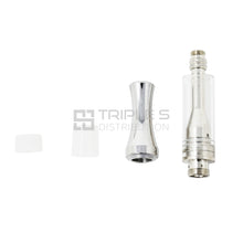 Authentic AC1003 Gold/Silver Metal Tip Cartridge with Ceramic Coil - 0.5/1.0ml - 50/100/800 pcs